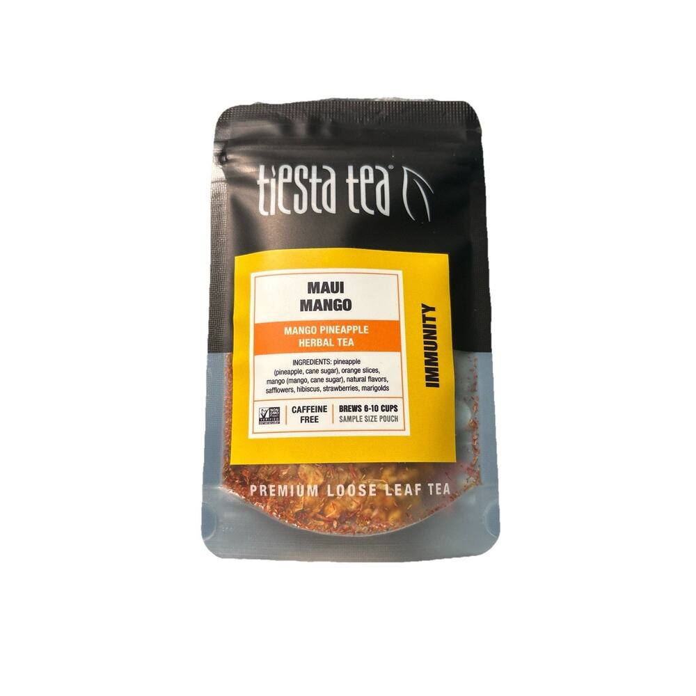 Maui Mango, Loose Leaf, Mango Pineapple Herbal Tea, Premium Non-Caffeinated Frui